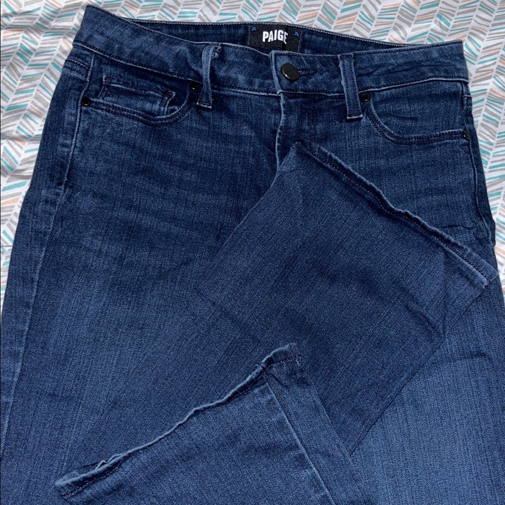 PAIGE Dark Blue Women's Boot Cut Jeans (EUC ) - Picture 11 of 13